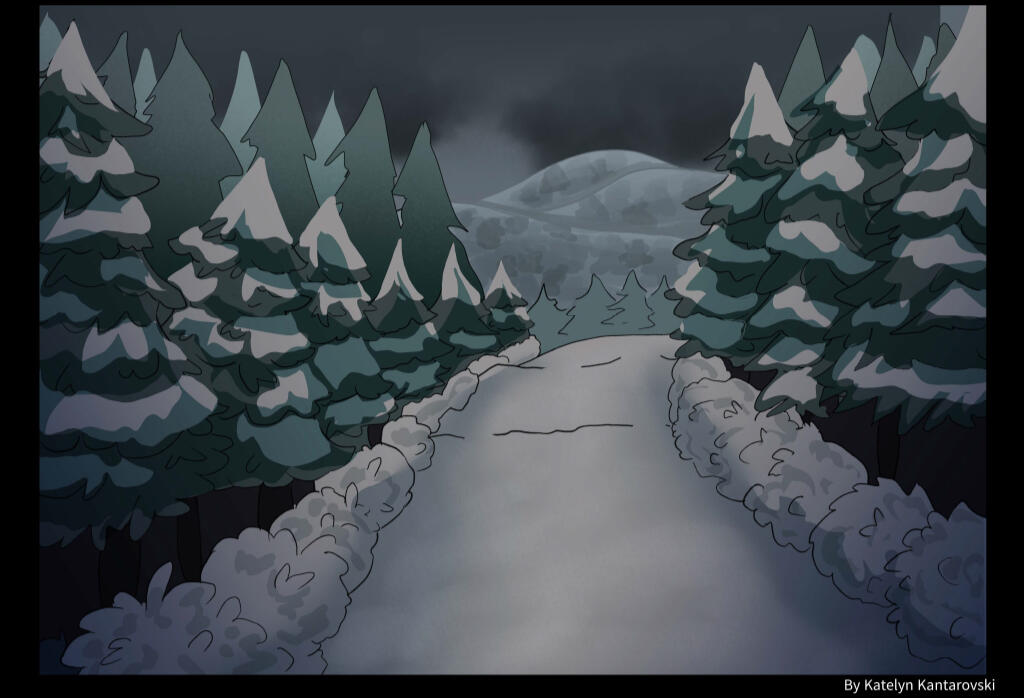 Snow Field- background test for Summer of us